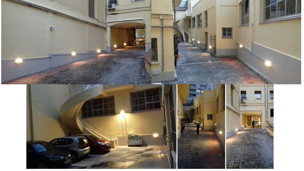 Instalación Balizas de Señalización y Elementos de Iluminación en Zona Exterior Edificio de Oficinas